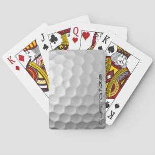 Signature Series Gepersonaliseerde Golfbal Cadeaus Pokerkaarten