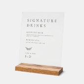Signature simple minimaliste Boissons Signal Maria (Angle)