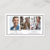 Signature Talent Calling Card | Mini Comp-Kaarten Visitekaartje (Achterkant)