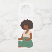 "Signature Touch – Custom Hang Label met Design" (Voorkant)