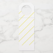 "Signature Touch – Custom Hang Label met Design" (Achterkant)
