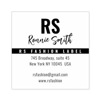 Signature Wood Art Stamp Rubberstempel