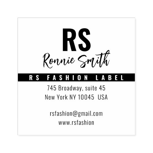 Signature Wood Art Stamp Rubberstempel (Afrduk)