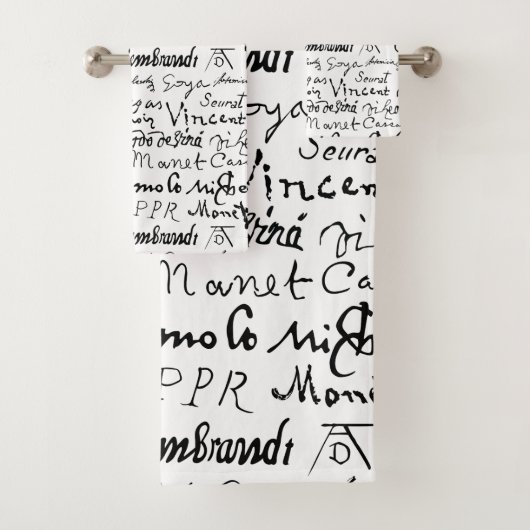 Signatures d'artistes célèbres Motif (En situation)