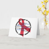 Signaux d'avertissement de tir Carte de voeux (Fleur jaune)