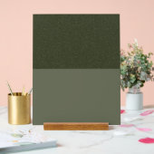 Signe acrylique de dessus vert mousse - Personnali (Mariage)
