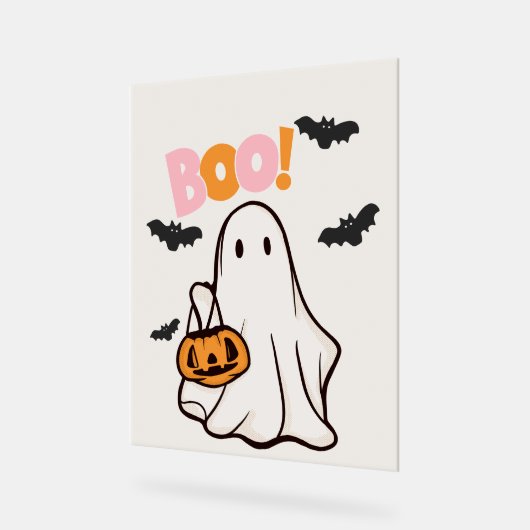 SIGNE ACRYLIQUE DU PARTI HALLOWEEN (Angle)