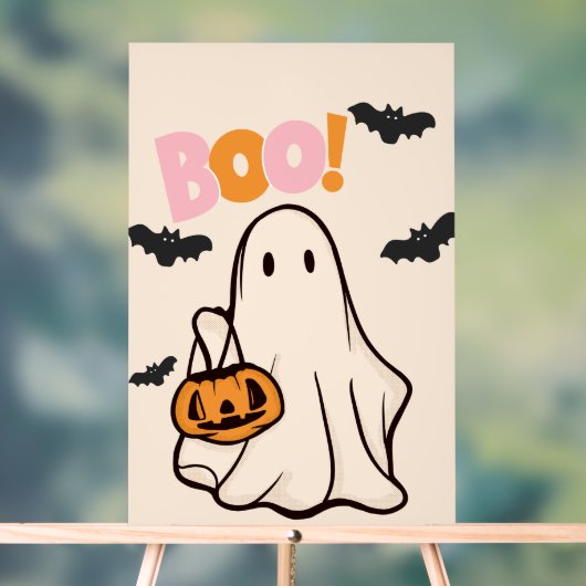 SIGNE ACRYLIQUE DU PARTI HALLOWEEN (Neutre)