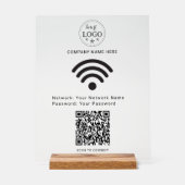 Signe acrylique moderne pour une numérisation faci (Recto)