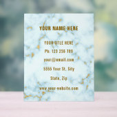 Signe Acrylique Professionnelle Personnalisée Marb (Neutre)