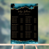 Signe acrylique turquoise tarif Agate (Neutre)