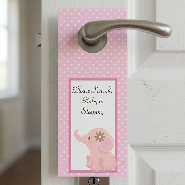 Signe Affichette de porte dormant pour bébé ne pas (Créateur téléchargé)