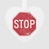 Signe affligé d'arrêt (devant)