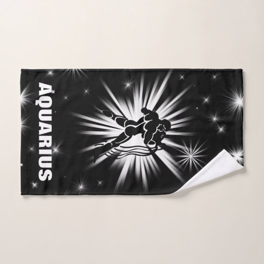 signe Aquarius (Serviette à main)