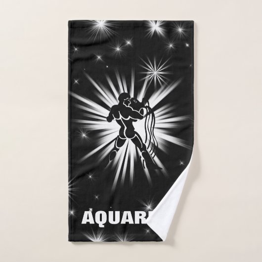 signe Aquarius (Serviette à main)