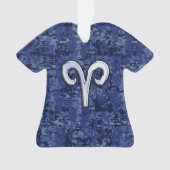 Signe Aries Zodiac sur la déco photo numérique ble (devant)