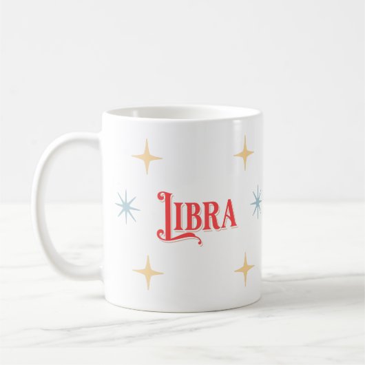 SIGNE Astrologique Libra Café Mug (Gauche)