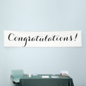 Signe blanc noir simple de bannière de (Salon professionnel)