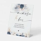 SIGNE Bleu et Dusty Rose Mimosa (Recto)