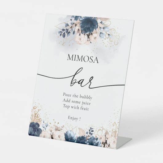 SIGNE Bleu et Dusty Rose Mimosa (Recto)