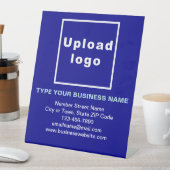 SIGNE Bleu Pedestal Information d'affaires (In SItu)