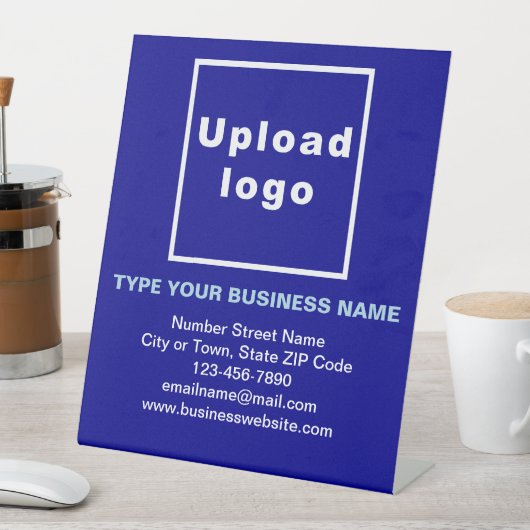 SIGNE Bleu Pedestal Information d'affaires (In SItu)