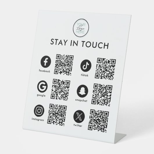 SIGNE CENTRAL EN LIGNE DES RÉSEAUX SOCIAUX QR Code (Recto)