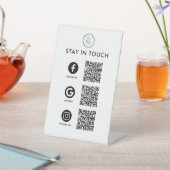 SIGNE CENTRALE DU CODE QR DES RÉSEAUX SOCIAUX (In SItu)