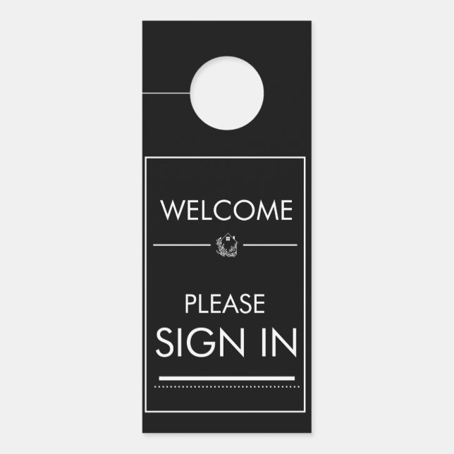 signe d'accueil en SIGNE IMMOBILIER, affichette de (Devant)