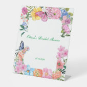 signe d'accueil fleuri de la douche nuptiale (Recto)