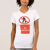 Signe d'admission T-shirt femme (Devant)