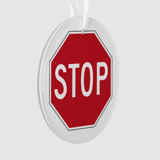 Signe d'arrêt des Etats-Unis (devant)