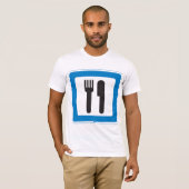 SIGNE D'ARRÊT Mens T-Shirt (Devant entier)