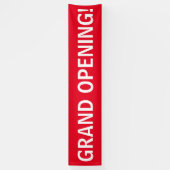 Signe de bannière rouge blanc (Vertical)