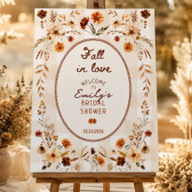 Signe de bienvenue au mariage bohème Tombez amoure