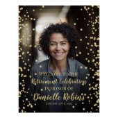 Signe de bienvenue de la fête de retraite avec pho (Devant)