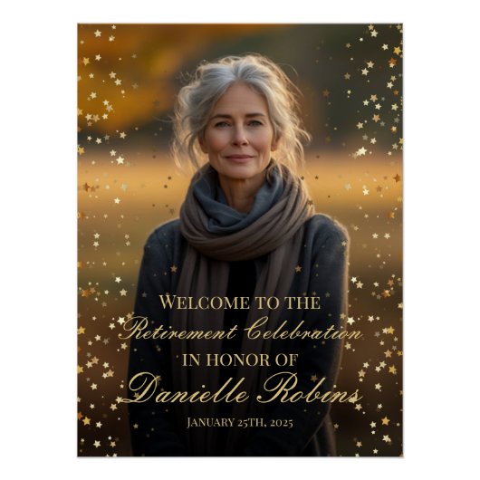 Signe de bienvenue de la fête de retraite avec pho (Devant)