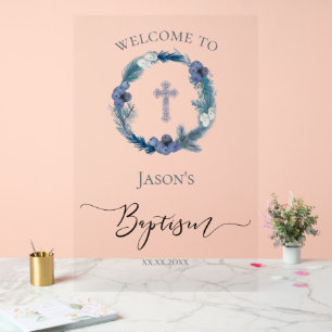 signe de bienvenue du baptême d'hiver