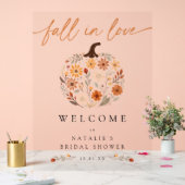 Signe de bienvenue pour un mariage automnal de cit (Mariage)