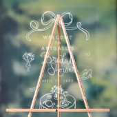 Signe de bienvenue pour une Baby Shower de mariage (Neutre)