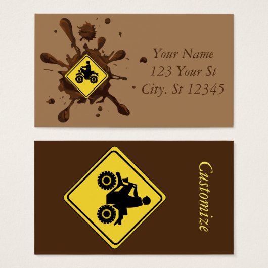 SIGNE DE BOUGEON ATV Thunder_Cove (Devant & derrière)