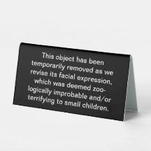 Signe de bureau d'objet temporairement supprimé