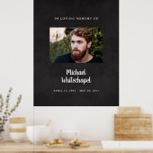 Signe de célébration de la vie de l'homme, affiche (Cuisine)