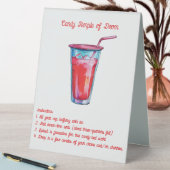 Signe de cocktail automatique Shirley Temple Twist (En SItu (Tableau))