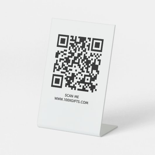 SIGNE DE CODE QR D'ENTREPRISE - UTILISER GÉNÉRATEU (Recto)