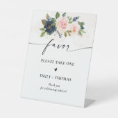 SIGNE DE Fête des mariées Florale Marine & Blush P (Recto)