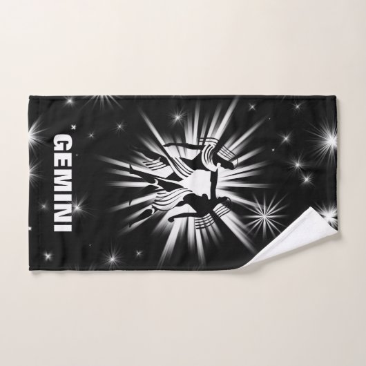 Signe de Gemini (Serviette à main)