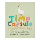 Signe de la Capsule d'Anniversaire d'une oie bête (Devant)