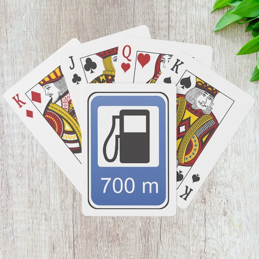 SIGNE DE LA GARE ROUTIÈRE CARTES DE JEU