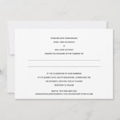 SIGNE DE LA RUE LONDON | FAIRE-PART DE MARIAGE (Dos)